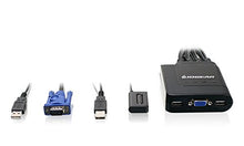 Load image into Gallery viewer, IOGEAR 4-Port USB KVM Switch with Cables and Remote GCS24U, Black

