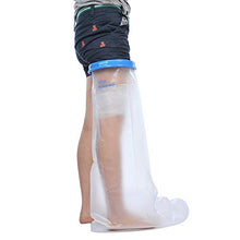 Load image into Gallery viewer, Adult Leg cast Protector for Shower, Waterproof Shower Bandage and Cast Cover Full Leg Watertight Protection to Broken Leg, Knee, Foot, Ankle Wound, Burns 100% Reusable (Full Leg 43.5&quot;20&quot;9.8&quot;)
