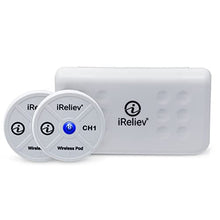 Load image into Gallery viewer, iReliev TENS EMS Expandable Wireless Receiver Pods, Comes with 2 Wireless Pods, Compatible with ET-5050. Requires ET-5050 Hand Control.
