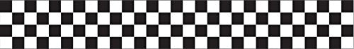 Creative Converting Black and White Check Crepe Paper Streamer, 30