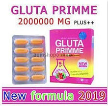 Load image into Gallery viewer, 2Box Gluta Prime Plus capsule whitening Intensive GLUTA 2000000 mg Aura Whitening Lightening Skin((30softgels/box) The best formula of nano gluta
