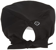 Load image into Gallery viewer, WonderWink Men&#39;s Wonderwork Unisex Scrub Cap, Black, One Size
