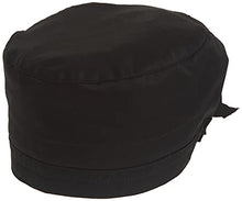 Load image into Gallery viewer, WonderWink Men&#39;s Wonderwork Unisex Scrub Cap, Black, One Size
