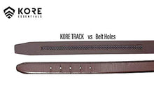 Load image into Gallery viewer, KORE Mens Full-Grain Leather Track Belt | Equinox Alloy Buckle

