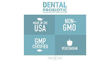 Load image into Gallery viewer, Dental Probiotic 60-Day Supply. Oral probiotics for Bad Breath, Tooth Decay, Strep Throat. Boosts Oral Health and Combats halitosis. Contains Streptococcus salivarius BLIS K12 &amp; BLIS M18.
