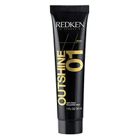 Redken Outshine 01 Anti-Frizz Polishing Milk | For All Hair Types | Protects Against Frizz & Enhances Shine | With Shea Butter | 1 Fl Oz