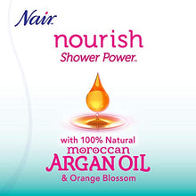 Load image into Gallery viewer, Nair Hair Remover Cream Nourish Shower Power Moroccan Argan Oil, 13 oz.
