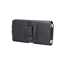 Load image into Gallery viewer, Premium Dual Poacket Horizontal Executive Holster Belt Clip Pouch Case for Samsung Galaxy S9 / S9 Plus/LG G7 / Asus ZenFone 5 / 5Z / Sony Xperia XZ2 / XA 2 / Nokia 8 Sirocc/Alcatel 3 / 3X / 5
