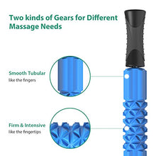 Load image into Gallery viewer, Handheld EVA Foam Muscle Roller Sticks for Relief Muscle Soreness, Cramping,Tightness,Soothing Cramps, Rub Muscle for Relief &amp; Recovery (Blue)
