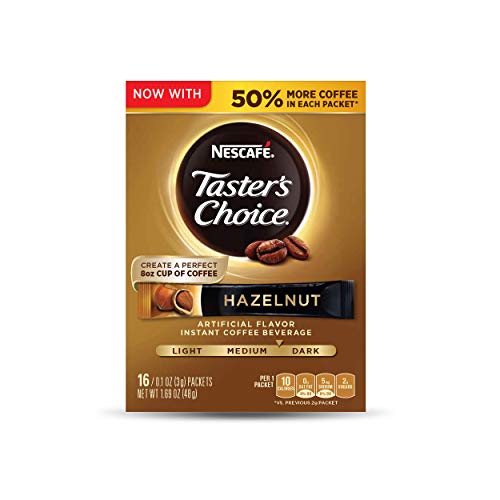 Nescafe Taster's Choice Instant Coffee Beverage, Hazelnut