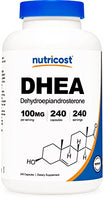 Nutricost DHEA 100mg, 240 Capsules - Gluten Free, Soy Free, Non-GMO, Supplement