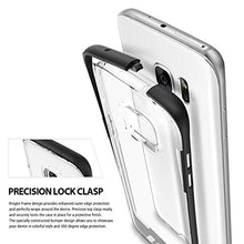 Load image into Gallery viewer, Ringke Frame Compatible with Galaxy S7 Edge Case Reinforced Dual-Layered Guard Bumper SF Black Resilient Incomparably Natural Contour Patented &amp; Exclusive Interlocking Clasp Mechanism Cover

