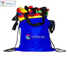 Load image into Gallery viewer, VOMLine Play Parachute 12 Foot for Kids with Extra Strong Smudge Resistant-Handles, Proper Selection of Matching Colors On The Basis of Experimental Color Testing, with High-Grade Stitching
