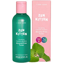 Load image into Gallery viewer, I DEW CARE Zen Kitten | Non-comedogenic Alcohol-Free Toner with Centella Asiatica | Toner for Blemish-Prone and Sensitive Skin | Korean Skincare, Vegan, Cruelty-Free, Paraben-Free, Alcohol-Free

