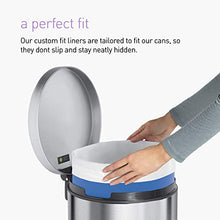 Load image into Gallery viewer, simplehuman Code P Custom Fit Drawstring Trash Bags, 50-60 Liter / 13-16 Gallon, White, 60 Count
