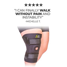 Load image into Gallery viewer, BraceAbility Knee Brace for Large Legs and Bigger People with Wide Thighs - Kneecap Protection Pad Treats Patellar Tendonitis, Chondromalacia, Patellofemoral Pain, Instability and Dislocation (2XL)
