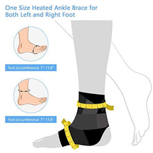 Load image into Gallery viewer, Doact Heated Ankle Brace for Men and Women, Heat Therapy Ankle Support Compression Wrap for Injury Joint Recovery, Ankle Sprain Swelling, Arthritis, Tendinitis, Strain, Fatigue, Fit Left/Right Foot
