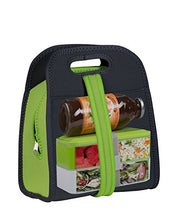 Load image into Gallery viewer, Mogingo Insulated Zippered Tote - Neoprene Lunch Cooler Bag with Dual Carrying Handle Options (Blue)
