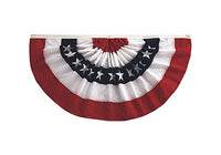 In the Breeze Pleated Fan Patriotic Bunting, 1.5' x 3'