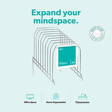 Load image into Gallery viewer, Mindspace Multi Step File Organizer | Stackable Letter Tray | File Holder | The Wire Collection, Silver
