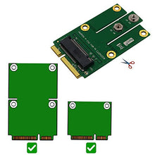 Load image into Gallery viewer, M.2 NGFF Key B to Mini PCI-E Adapter for WWAN, CDMA,LTE, GPS Card
