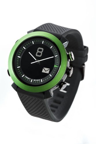 COGITO Classic Smart Bluetooth Connected Watch for Smartphones - Retail Packaging - Green Velvet