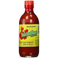 Valentina Hot Sauce Mexican Picante Salsa Vegan Spice Mix Made From Chili Peppers Perfect For Chips Fast Foods Lunch Snacks or More 12.5 Ounce ( 370 ml )
