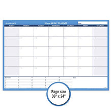 Load image into Gallery viewer, AT-A-GLANCE Wall Planner / Calendar, Undated, Erasable, 30/60-Day, 36 x 24, White/Blue (PM233-28)
