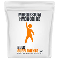 BulkSupplements.com Magnesium Hydroxide Powder - Colon Support - Mild Laxative - Magnesium Supplement (250 Grams - 8.8 oz)