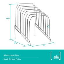 Load image into Gallery viewer, Mindspace Multi Step File Organizer | Stackable Letter Tray | File Holder | The Wire Collection, Silver
