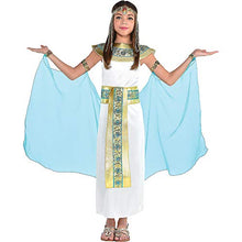Load image into Gallery viewer, AMSCAN Shimmer Cleopatra Halloween Costume for Girls, Small, with Included Accessories
