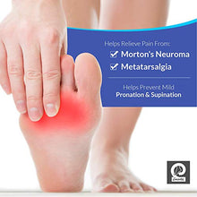 Load image into Gallery viewer, Emsold Ultra Thin Orthotic with Metatarsal Pad and Deep Heel Cup  Semi-Rigid Arch Support Insole for Men and Women  Relieves Pain from Plantar Fasciitis, Mortons Neuroma and Metatarsalgia
