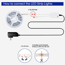 Load image into Gallery viewer, LED Strip Lights Music - DotStone RGB LED Light Strip Kit 16.4ft SMD 5050 Tape Lights, Color Changing Rope Lights with Remote for Bedroom Home Kitchen TV Party Desk Room

