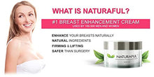 Load image into Gallery viewer, NATURAFUL - (1 JAR) TOP RATED Breast Enhancement Cream - Natural Breast Enlargement, Firming and Lifting Cream | Trusted by Over 100,000 Users &amp; Includes Handbook | $94 Value Bundle
