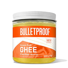 Load image into Gallery viewer, Grass Fed Ghee, 13.5 Oz, Bulletproof 100% Grass Fed, Pasture Raised Clarified Butter Fat, Keto, Paleo, Lactose Free, Casein Free, Non-GMO
