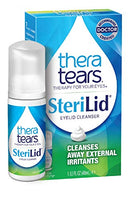 TheraTears Sterilid Eyelid Cleanser, Lid Scrub for Eyes and Eyelashes, Contains Tea Tree Oil, 48 mL, 1.62 Fl oz Foam Pump