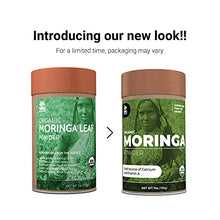 Load image into Gallery viewer, OMG! Superfoods Organic Moringa Powder - 100% Pure, USDA Certified Organic - Immune System Booster - Rich in Calcium and Vitamin A - Good Source of Iron and Fiber - 7 ounces (1 package)
