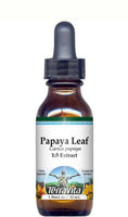 Papaya Leaf Glycerite Liquid Extract (1:5) - No Flavor (1 oz, ZIN: 512807) - 3 Pack