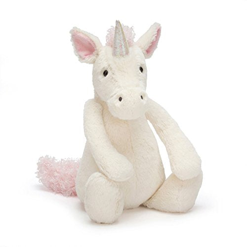 Jellycat Bashful Unicorn Stuffed Animal, Medium, 12 inches