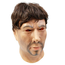 Load image into Gallery viewer, CreepyParty Novelty Halloween Costume Party Latex Human Realistic Head Mask Strong Man
