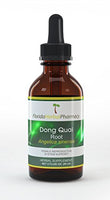 Florida Herbal Pharmacy, Dong Quai (Angelica sinensis) Tincture/Extract 2 oz. (Pack of 2)