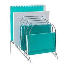 Load image into Gallery viewer, Mindspace Multi Step File Organizer | Stackable Letter Tray | File Holder | The Wire Collection, Silver
