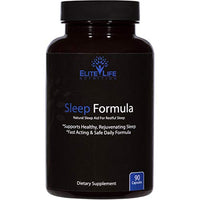 Natural Sleep Aid - Safe, Healthy, Fast-Acting Sleeping Pills - Best Sleep Formula for Adults, Men and Women - Restful Sleep, Non Habit Forming Supplement - End Insomnia, Feel Refreshed - 90 Capsules
