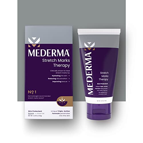 Mederma Stretch Marks Therapy - Help Prevent and treat Stretch Marks - #1 Doctor & Pharmacist Recommended Brand of Scar Treatment - 5.29 oz (150g)