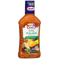 Kraft Zesty Italian Salad Dressing (Pack of 4)
