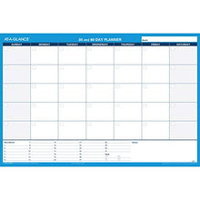 Load image into Gallery viewer, AT-A-GLANCE Wall Planner / Calendar, Undated, Erasable, 30/60-Day, 36 x 24, White/Blue (PM233-28)
