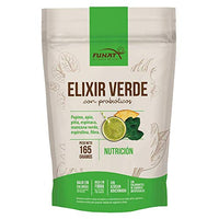 Green Elixir, Vegetable Juice Powder Mix of 4 Vegetables, with spirulina and stevia