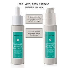 Load image into Gallery viewer, Niacinamide Serum 12% Plus Zinc 2% - 1oz from Naturium - Face moisturizer serum - Anti Aging Skin Care for dark spots, dry skin, wrinkles, acne - Hyaluronic Acid Vitamin B3 minimizes pores
