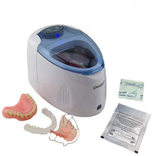 Load image into Gallery viewer, iSonic F3900 Ultrasonic Denture/Aligner/Retainer Cleaner for all dental and sleep apnea appliances, 110V 20W (tank no longer removable) , White , 0.4Pt/0.2L
