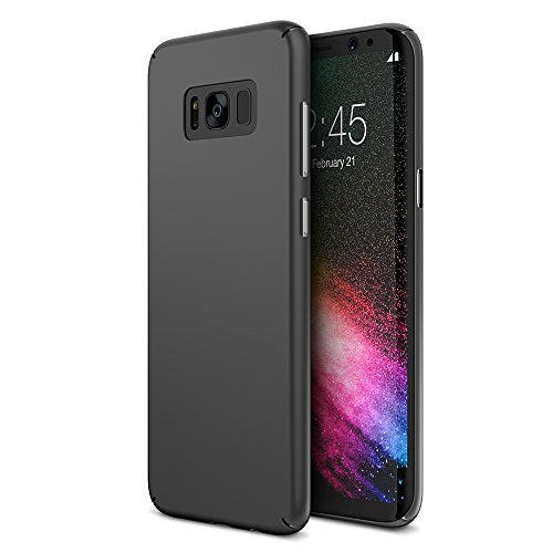 Maxboost Galaxy S8 Case mSnap [Black] Samsung Galaxy S8 Case Anti-Slip Matte Coating for Excellent Grip Thin Hard Protective PC Snap Case Covers for Samsung Galaxy s8 2017 - MB000097